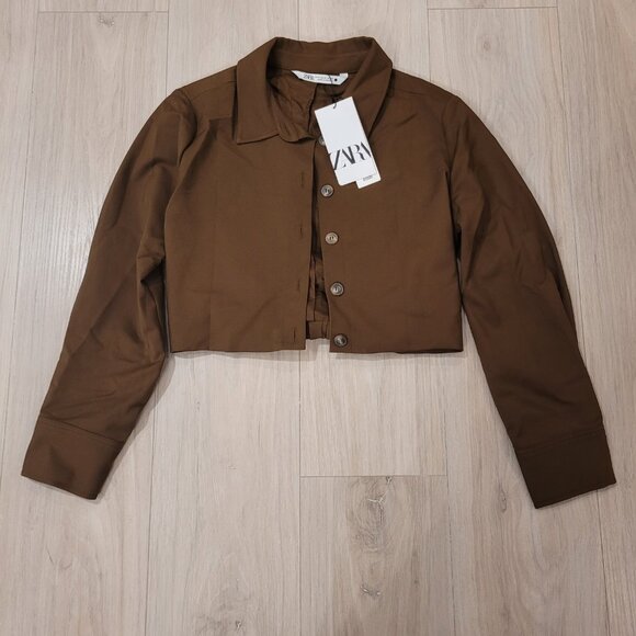 NWT ZARA | Cropped Jacket | Sz. M - Picture 4 of 8